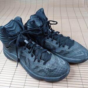 NIKE Zoom Hyperfuse 2014 Shoe - Black - Men Size 11.5 - 684591 001. 200pm